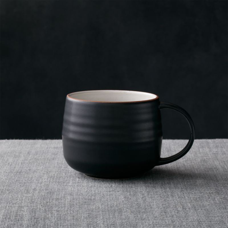 Matte Black Coffee Mug | Crate and Barrel