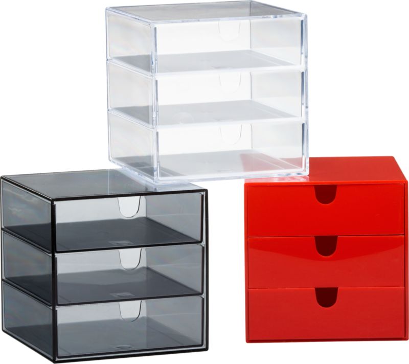 Three-Drawer Boxes