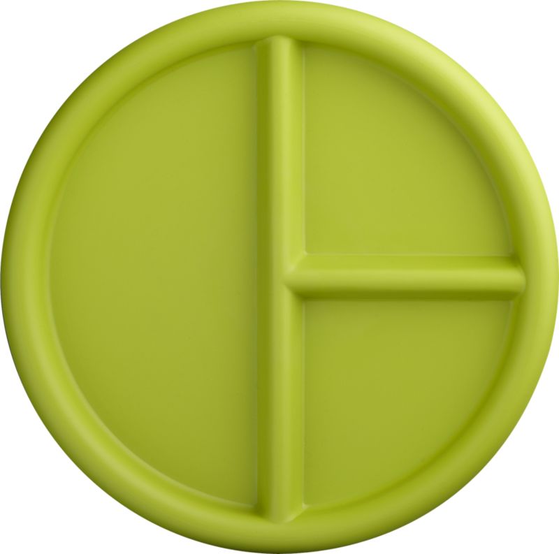 3-Part Green Tray