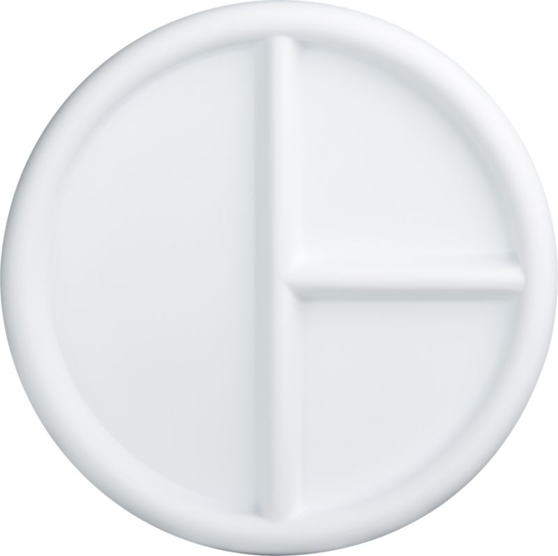 3-Part White Tray