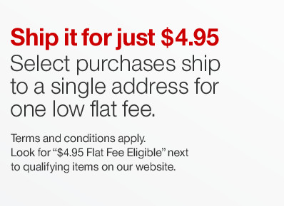 $4.95 Flat Fee Eligible