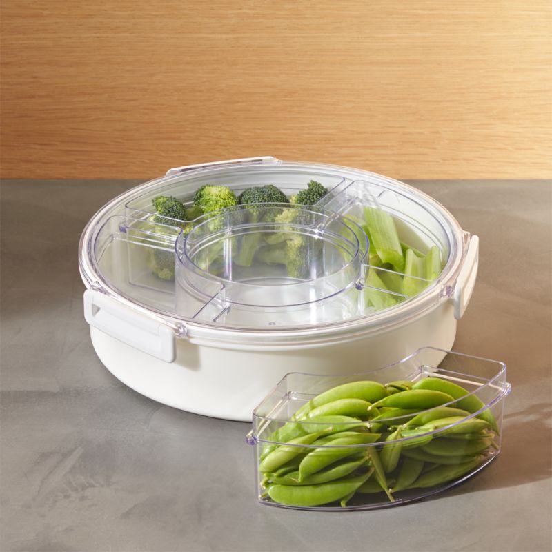 5Part Divided Food Container Crate and Barrel