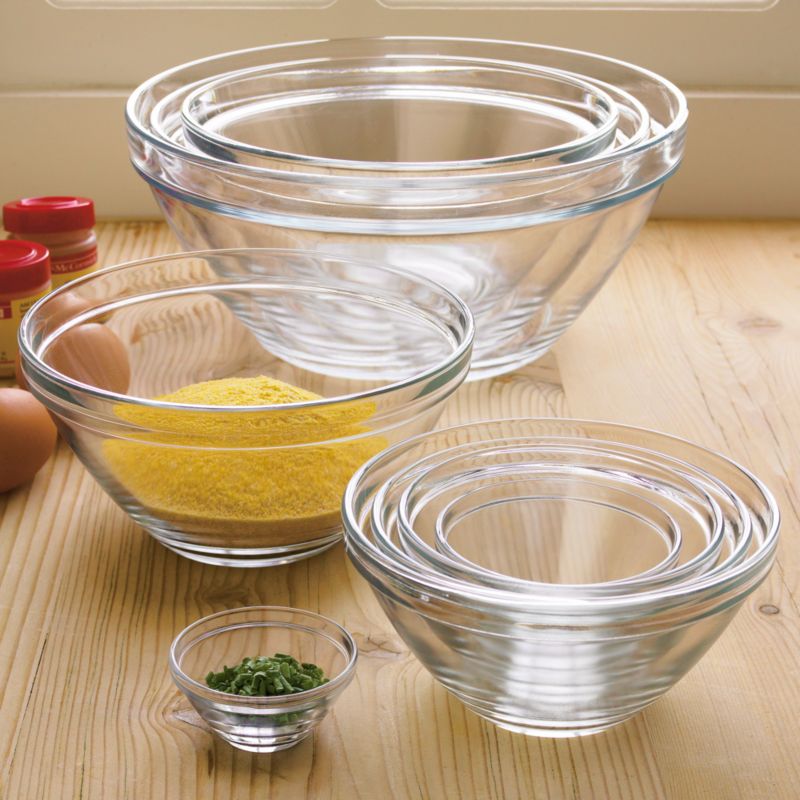 Nine-Piece Glass Bowl Set