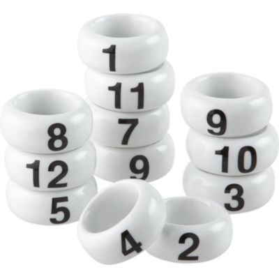 A Dozen Napkin Rings