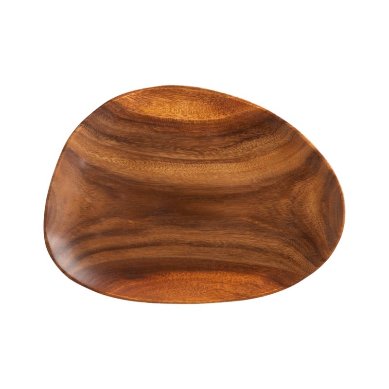 Acacia Wood 15.75"x12.25" Platter