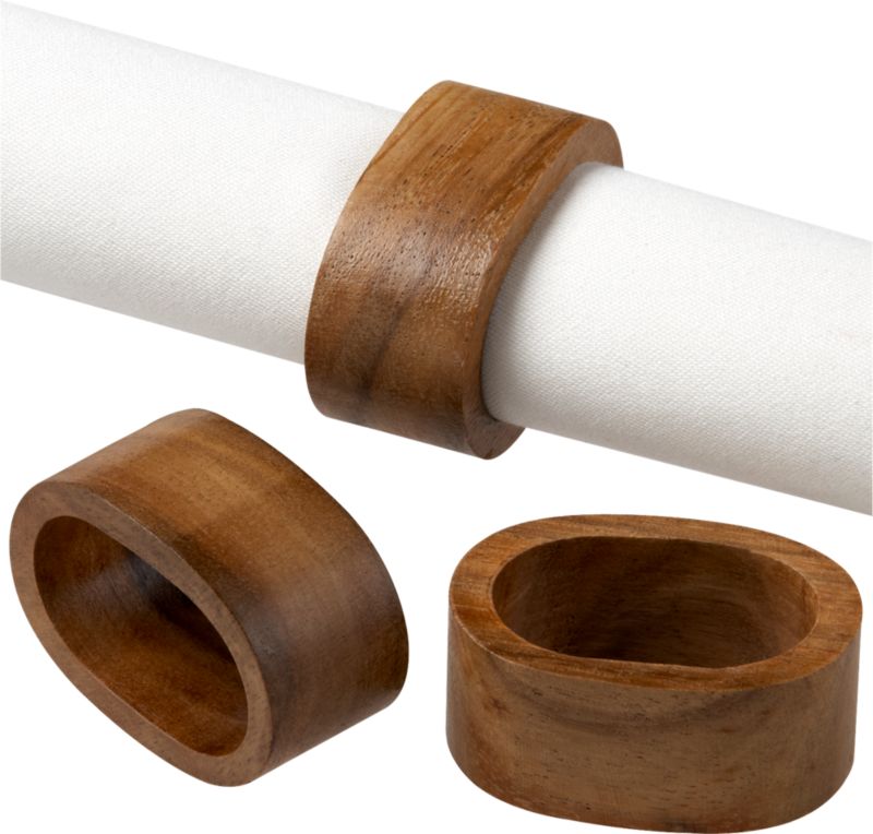Acacia Oval Napkin Ring