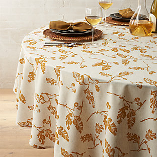 acorn tablecloth round x90 napkin x120 cloth dinner