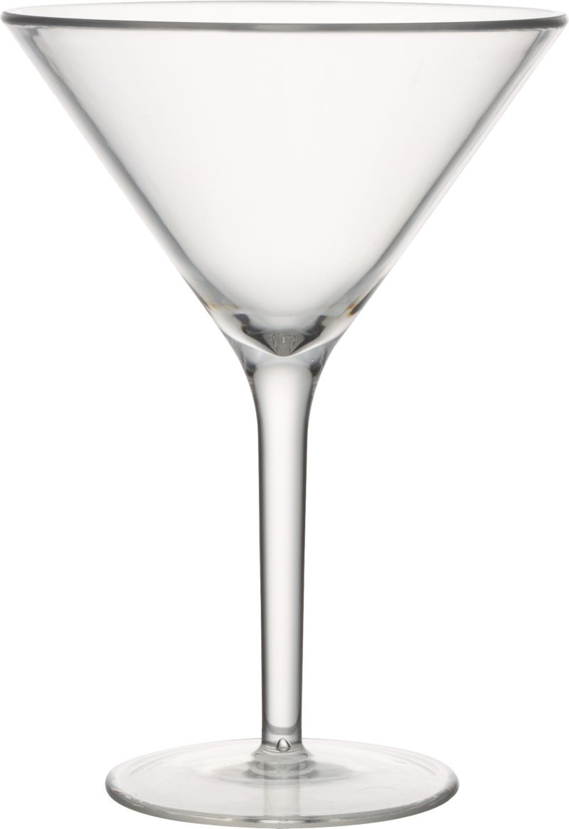 Acrylic Martini Glass