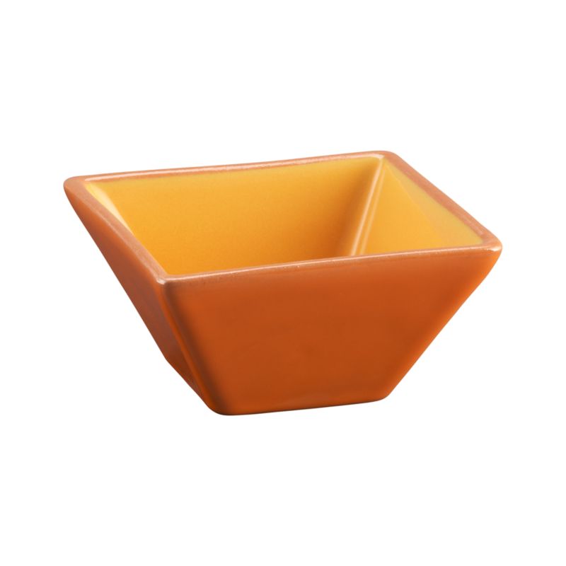 Agave Square Orange Bowl