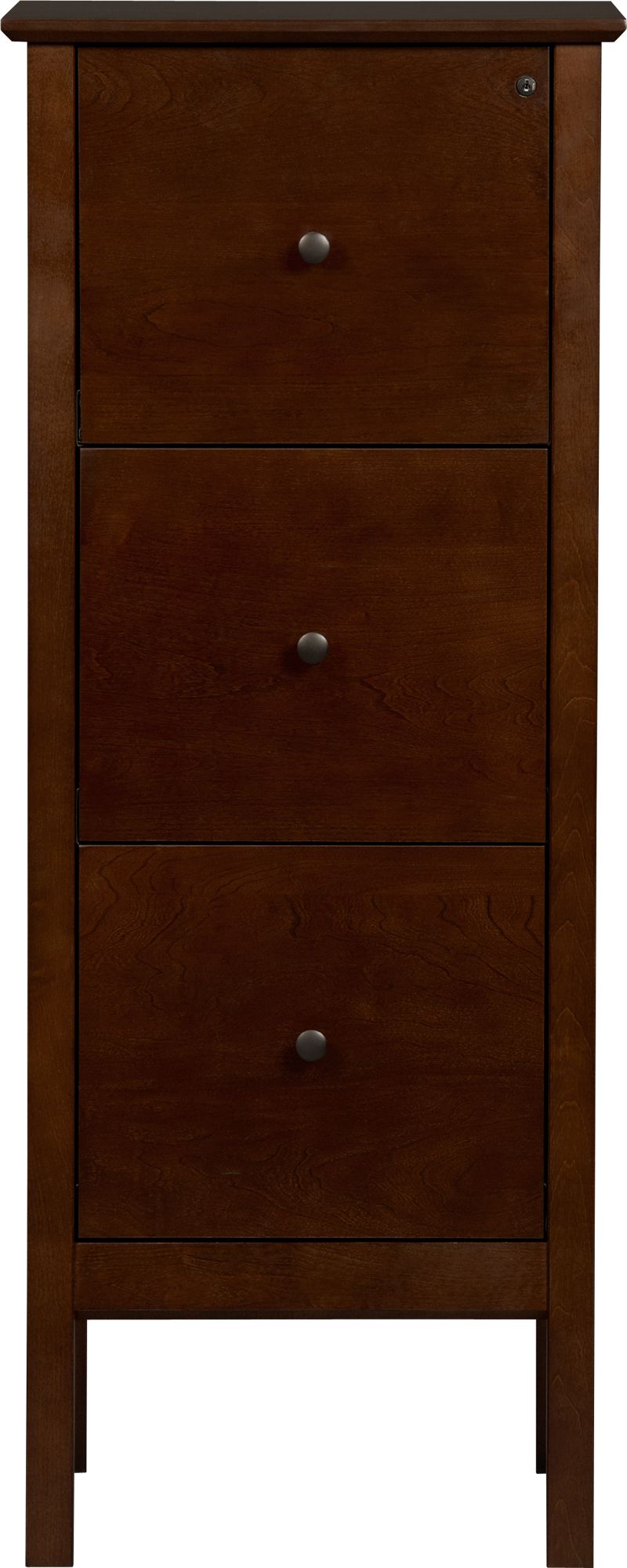 Ainsworth Cognac Triple Filing Cabinet
