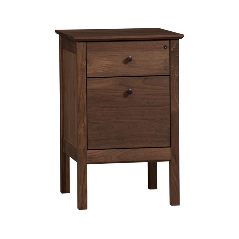 Ainsworth Walnut Single Filing Cabinet