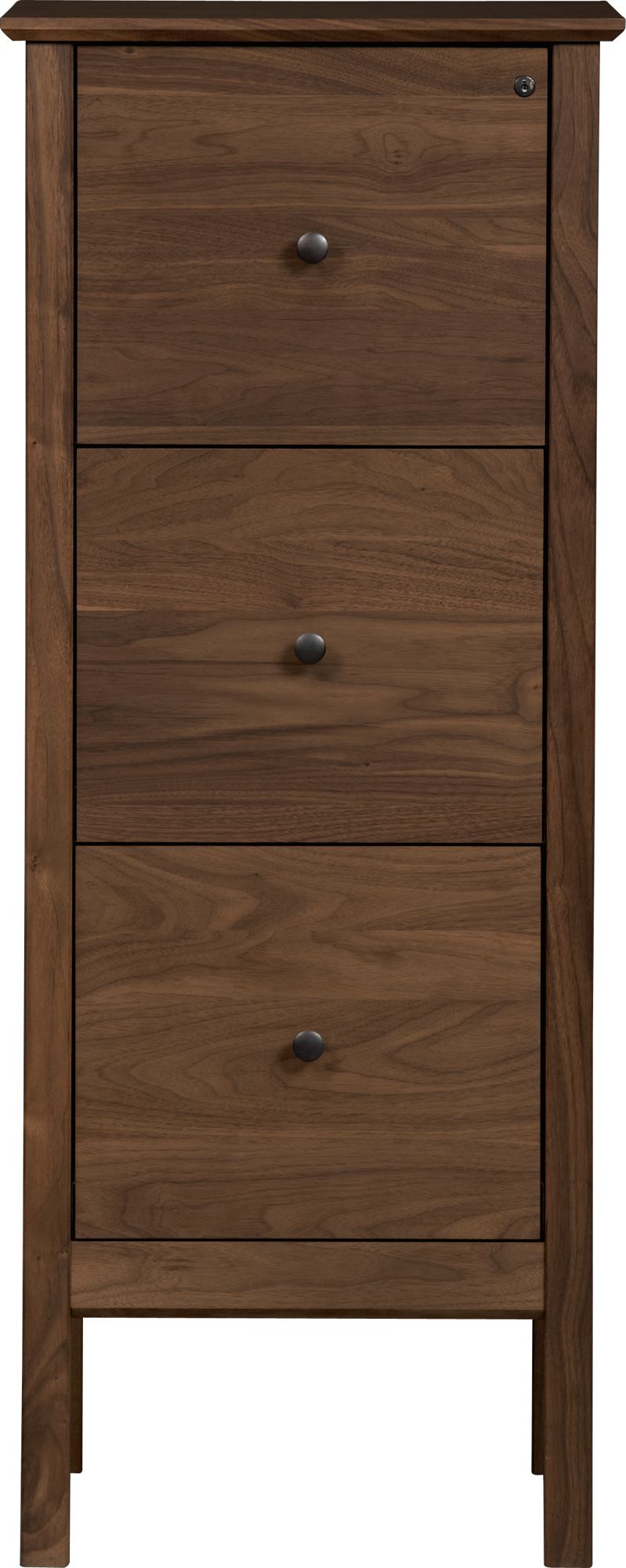 Ainsworth Walnut Triple Filing Cabinet