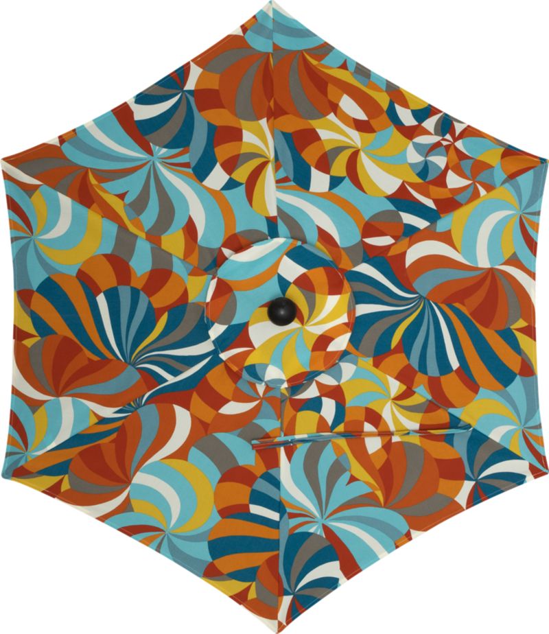 6' Round Marimekko Spinning Umbrella Cover