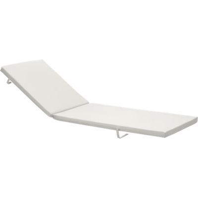 Alfresco Sunbrella® White Sand Chaise Cushion