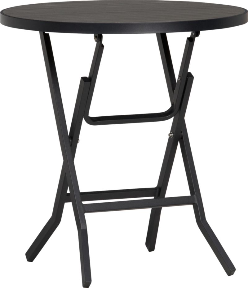 Alfresco Grey Folding Bistro Table.