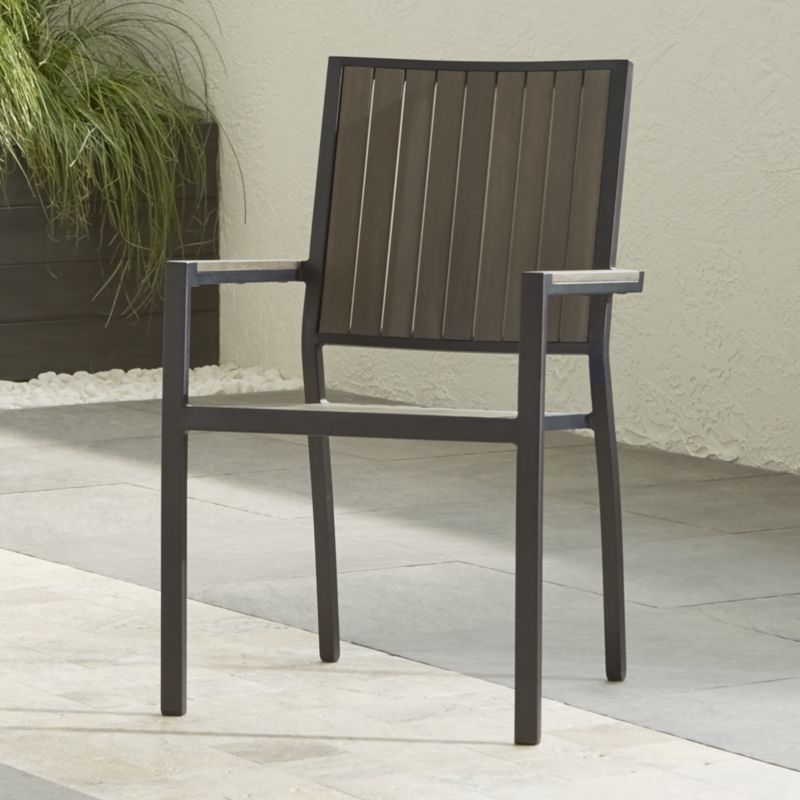 Alfresco Grey Dining Chair | Crate and Barrel