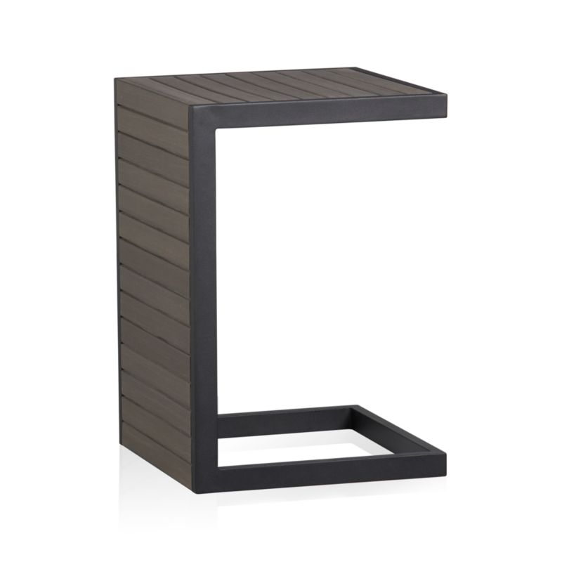 Alfresco Grey Side Table-Stool