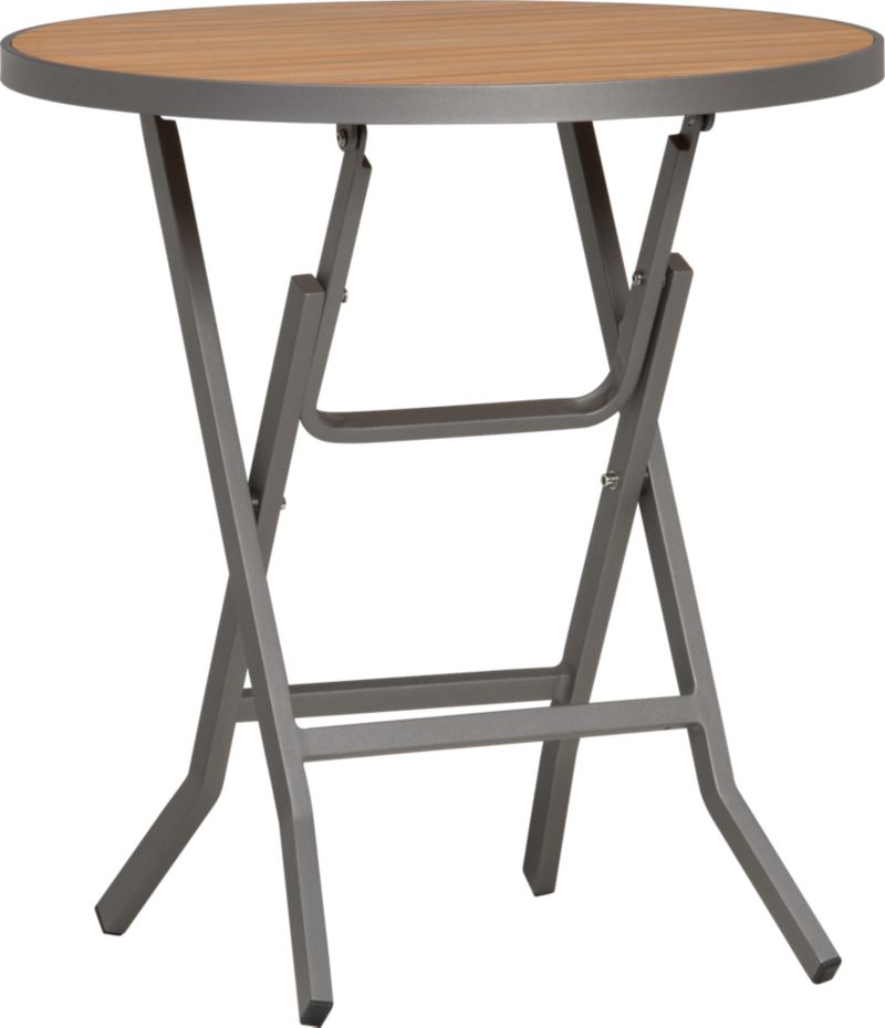 Alfresco Natural Folding Bistro Table