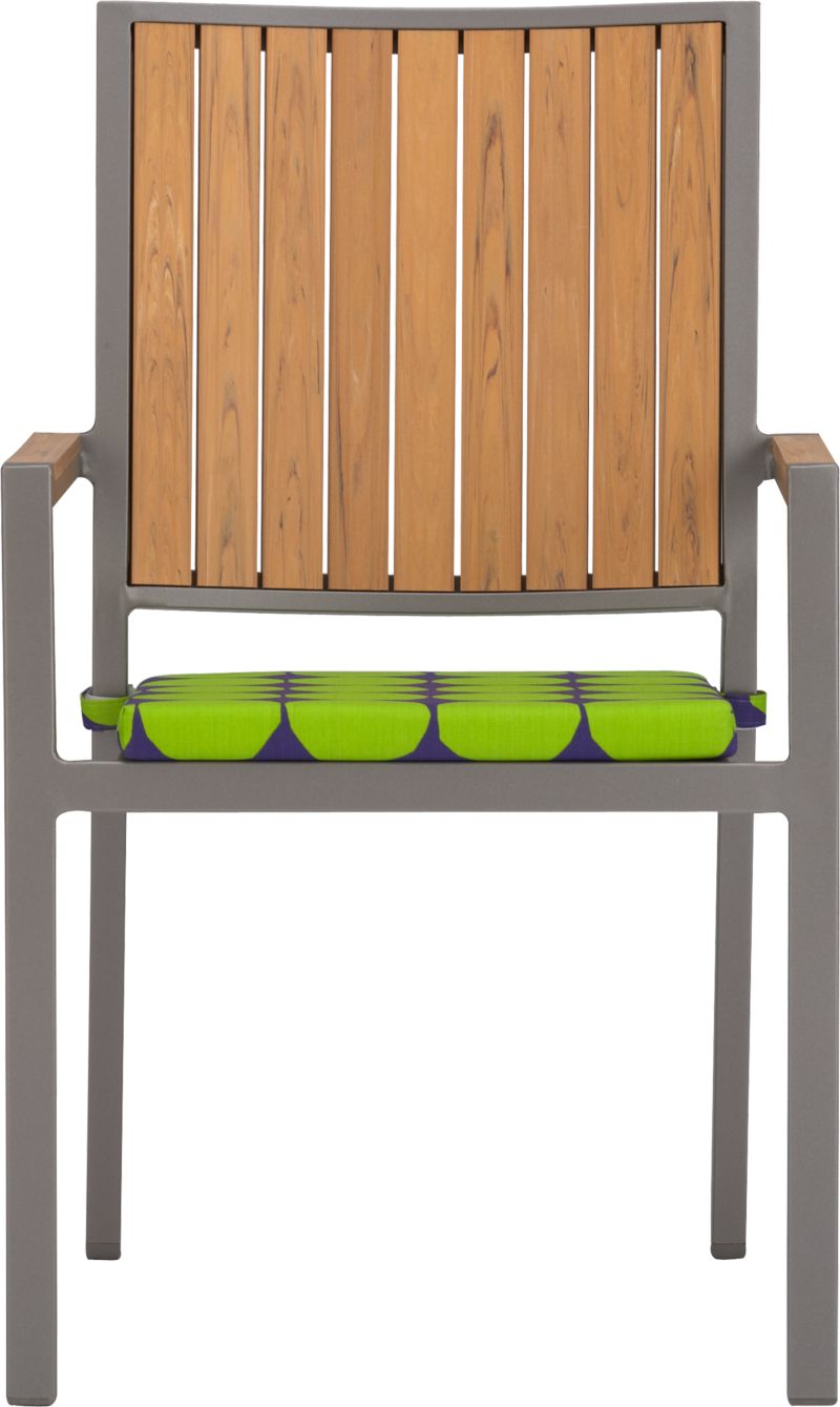 Alfresco Natural Dining Chair with Marimekko Pienet Kivet Cushion