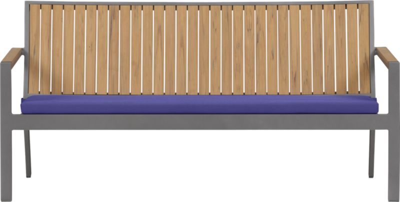 Alfresco Natural Sofa with Sunbrella® Marine Cushion