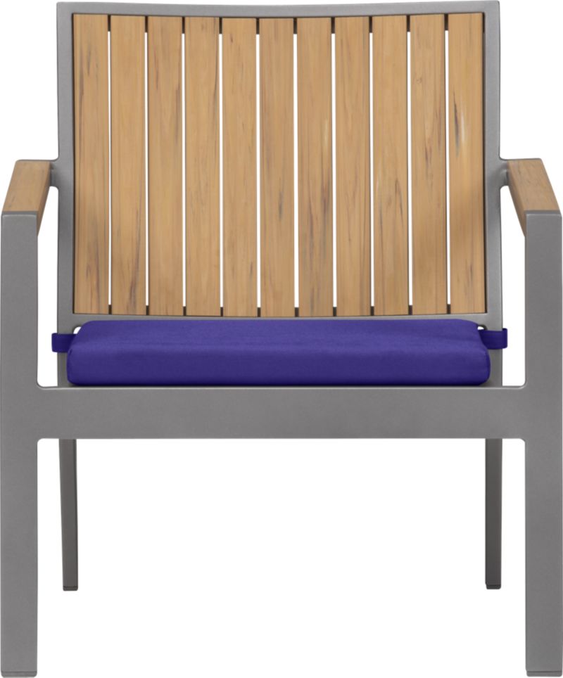 Alfresco Natural Lounge Chair with Sunbrella® Marine Cushion