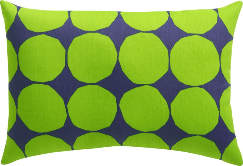 Marimekko Pienet Kivet Blue 20"x13" Outdoor Pillow