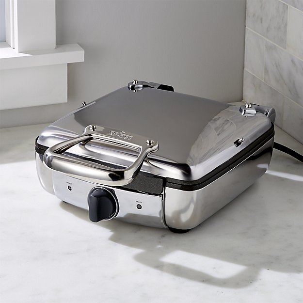 AllClad Belgian Waffle Maker 4slice Crate and Barrel
