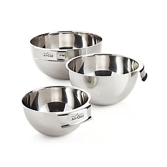 All-Clad ® 3-Piece Stainless Steel Bowl Set