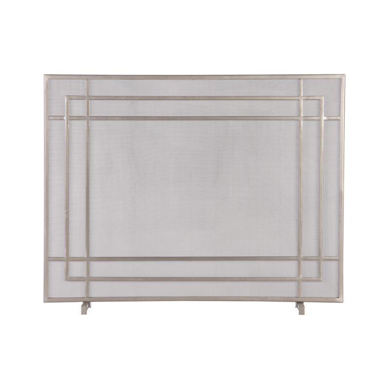 Alton II Pewter Fireplace Screen
