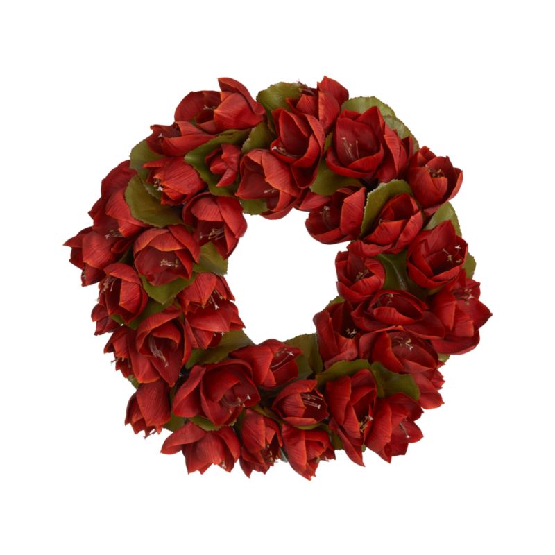Amaryllis 18" Wreath