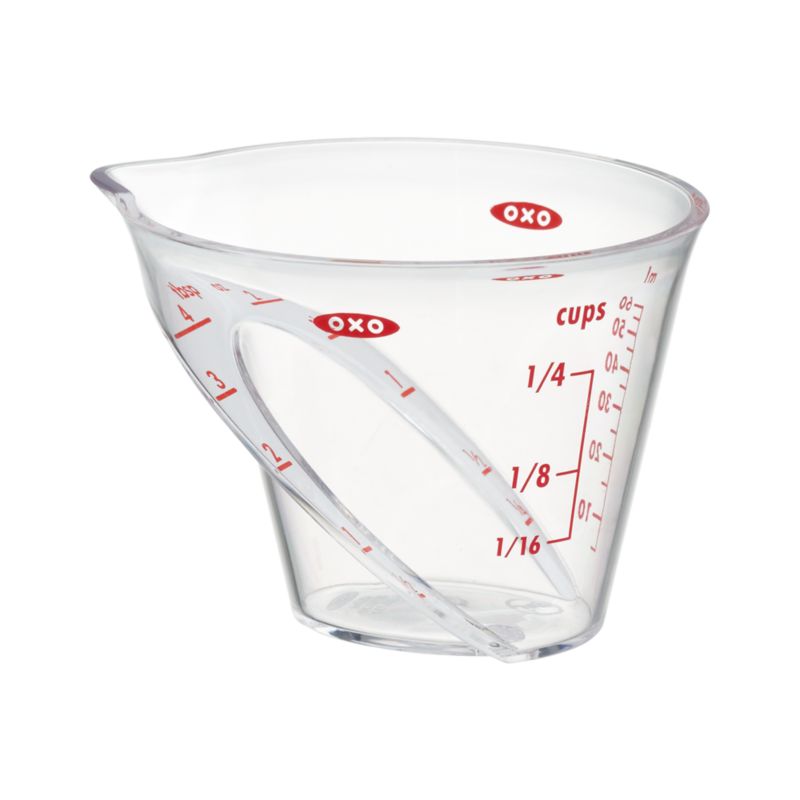 Mini Measuring Cup. .25 cup; 2.25"Wx3.25"Dx2.5"H
