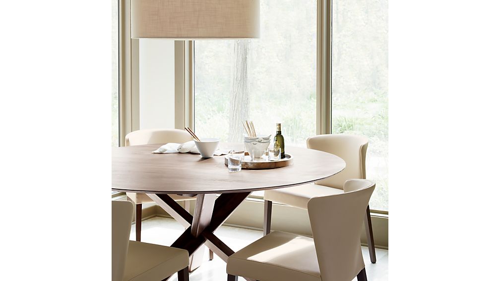 Curran Crema Dining Chair | Crate and Barrel