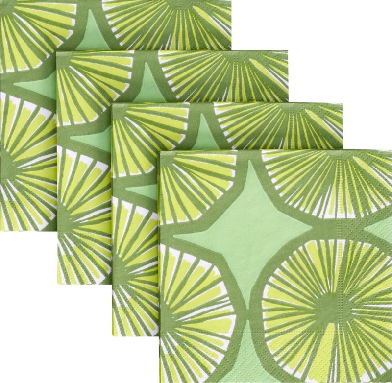 Marimekko Appelsiini Paper Beverage Napkins Set of 20