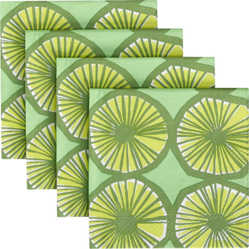 Marimekko Appelsiini Paper Luncheon Napkins Set of 20