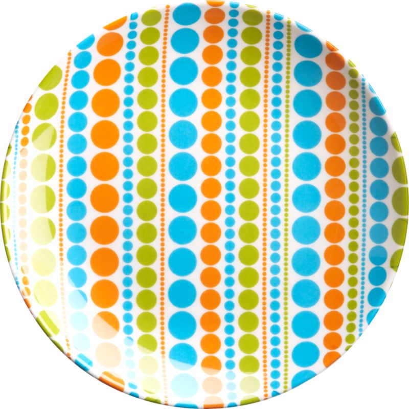 Multi Dot Appetizer Plate