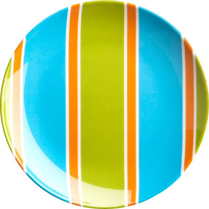 Stripe Appetizer Plate