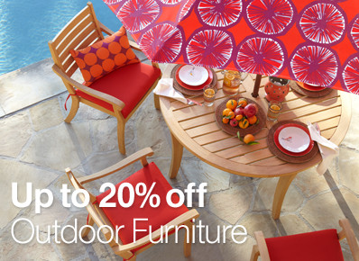 Up to 20% off Outdoor Furniture
