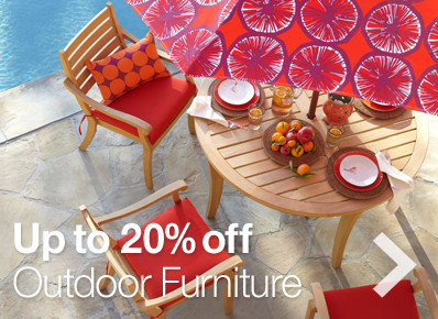 Up to 20% off Outdoor Furniture