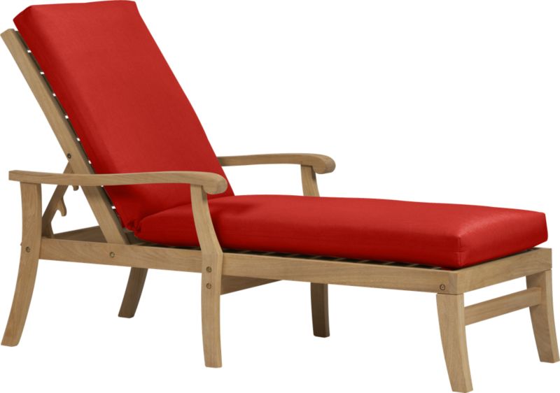 Arbor Chaise Lounge with Sunbrella® Caliente Cushion