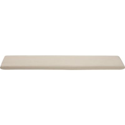 Arbor Sunbrella Stone Dining Bench Cushion