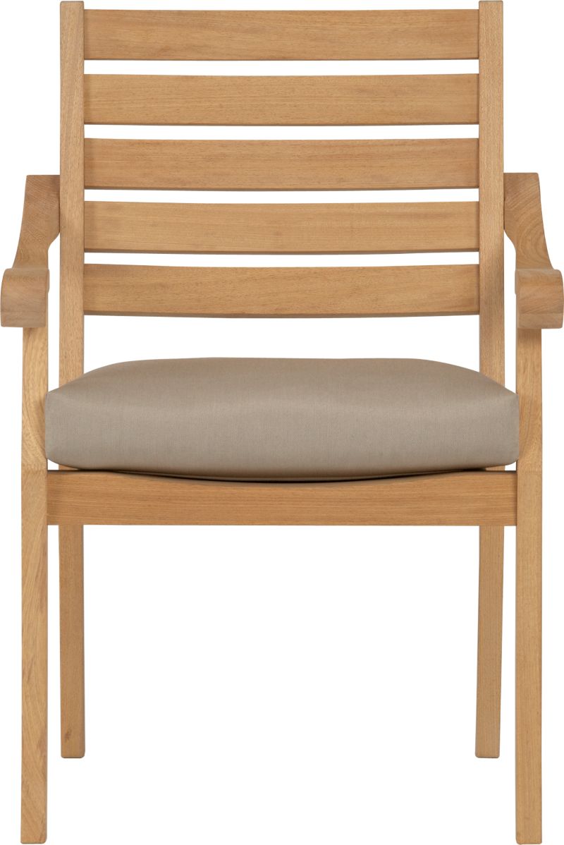 Arbor Dining Chair with Sunbrella® Stone Cushion