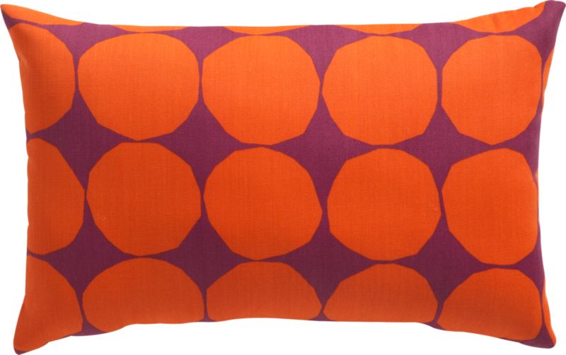Marimekko Pienet Kivet Caliente 20"x13" Outdoor Pillow