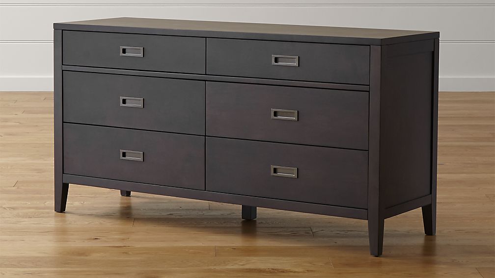 Arch Charcoal 6Drawer Dresser Crate and Barrel