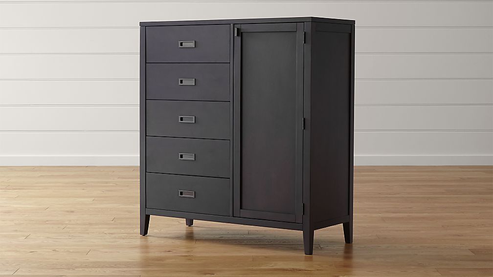 Arch Charcoal Wardrobe Crate and Barrel
