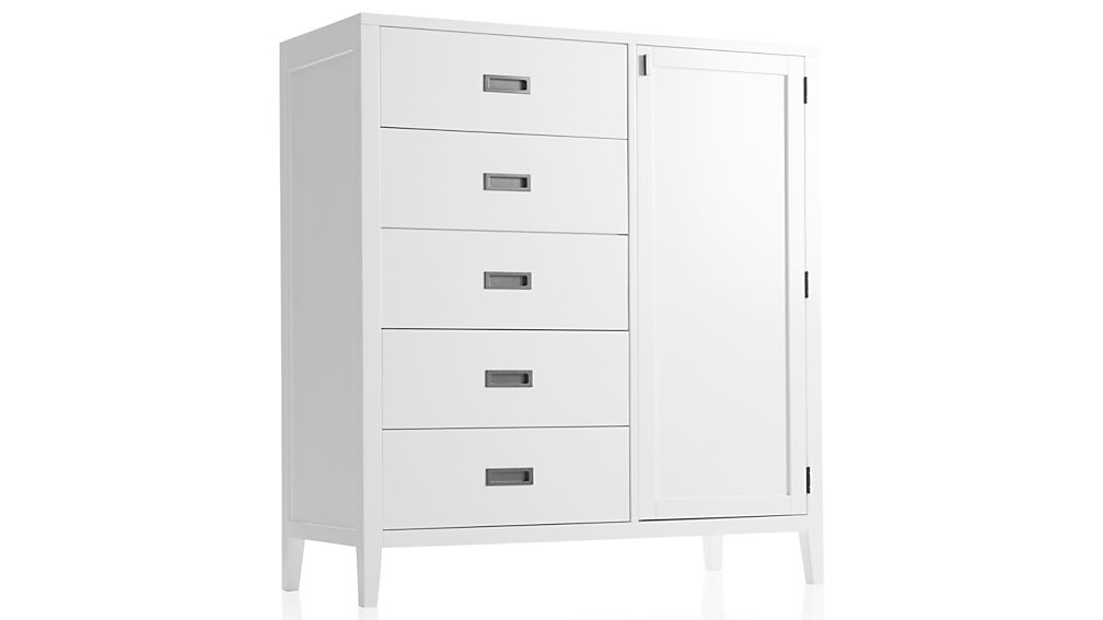 Arch White Wardrobe Crate and Barrel