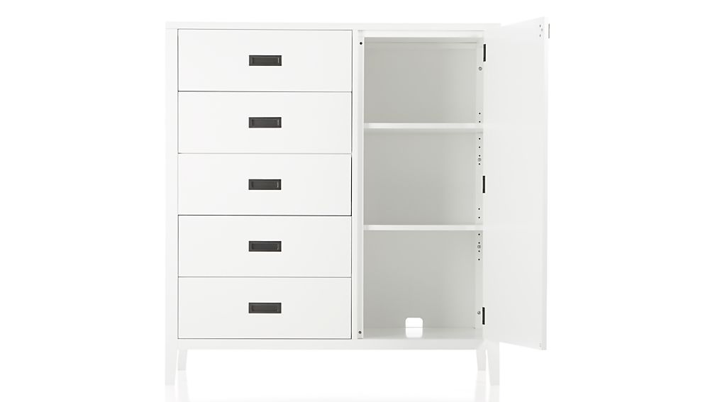 Arch White Wardrobe Crate and Barrel