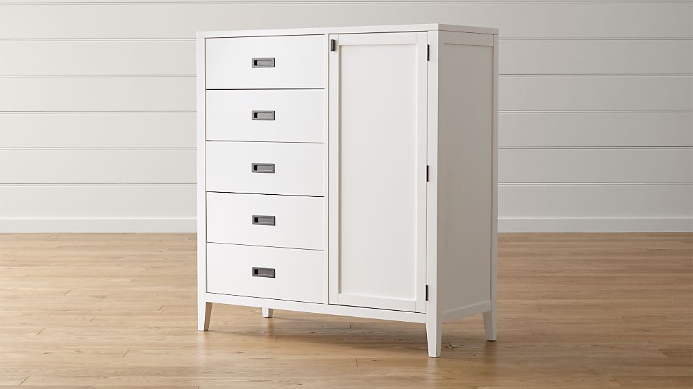 Arch White Wardrobe Crate and Barrel