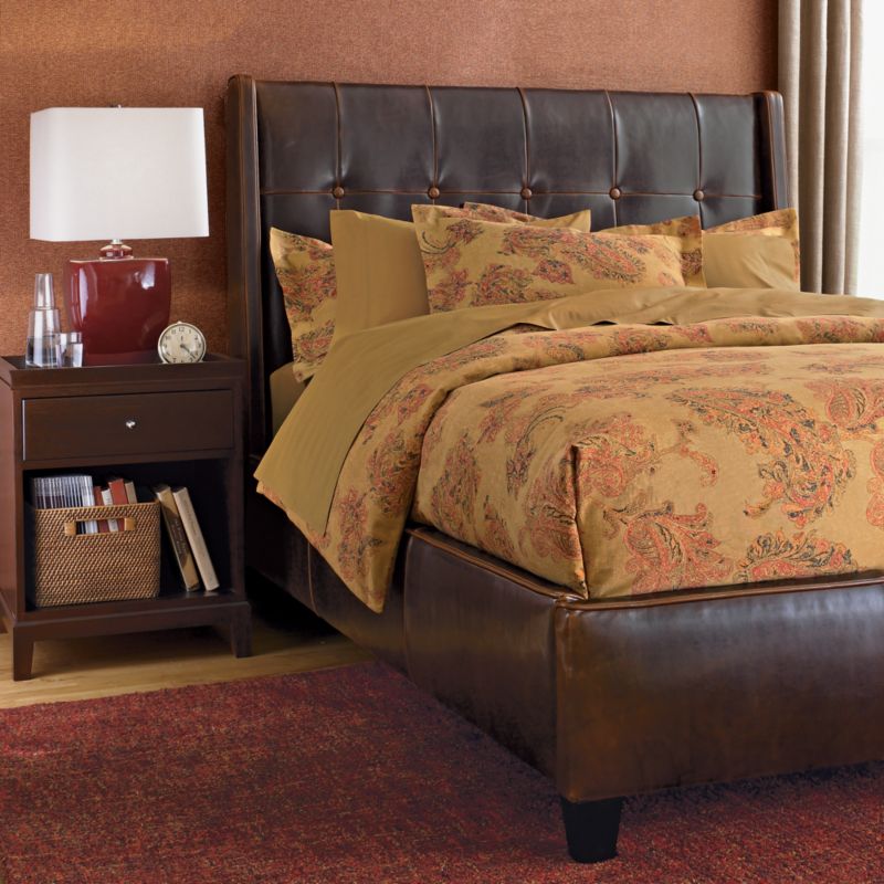 Archer Leather Bed