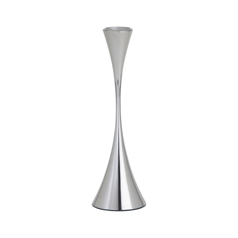 Small Candleholder. 3"dia.x9.5"H