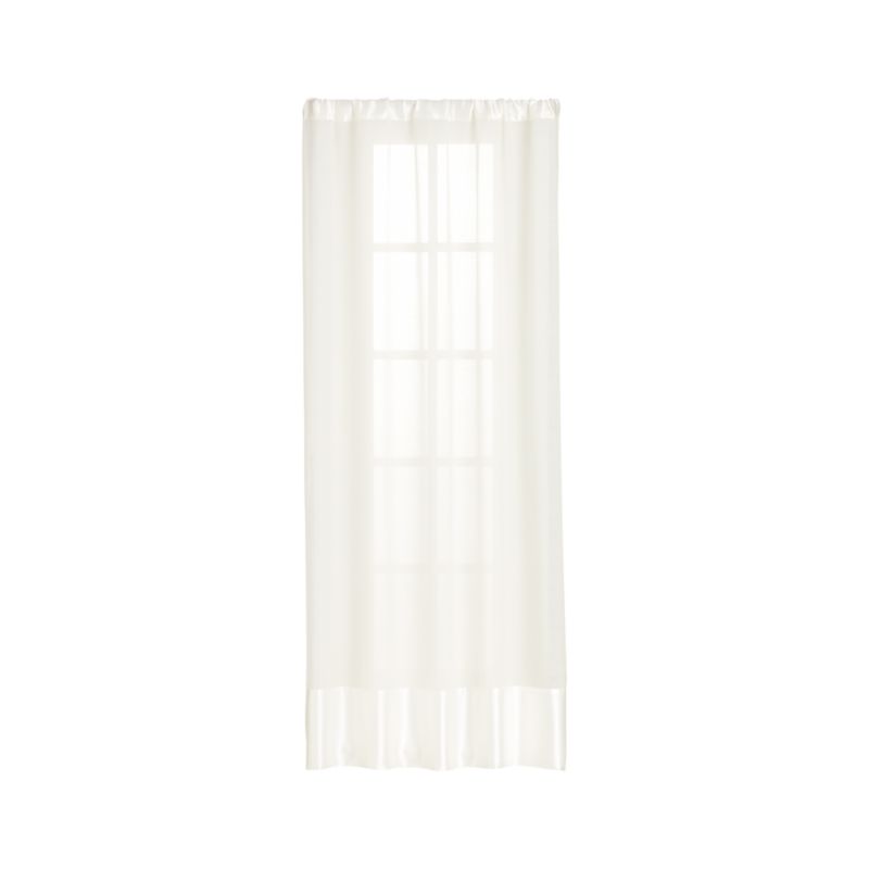 Arielle Ivory Sheer 50x84 Curtain Panel